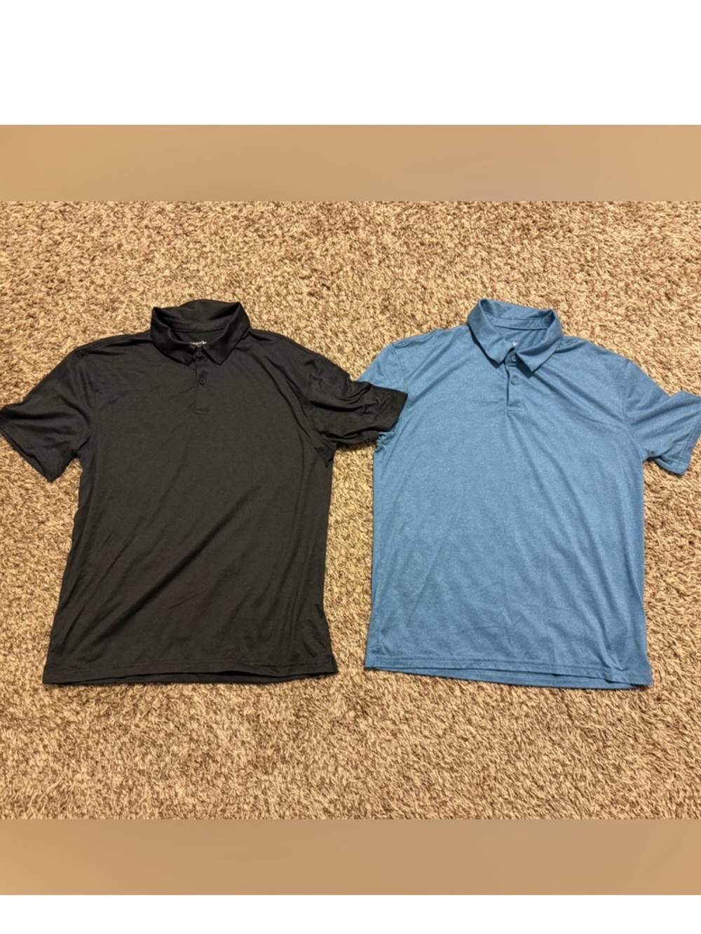 Old Navy Kids Active Polo Shirts in Black and Blue
